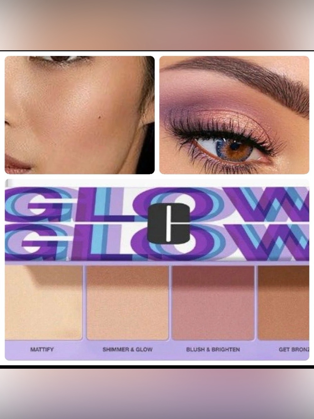 Clinique Glow All Out :Medium To Deeper Face Palette Limited Edition  NEW